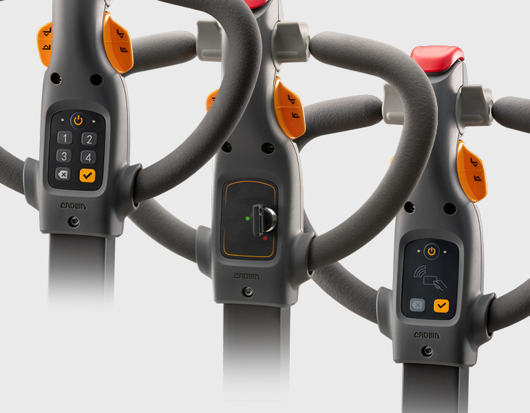 la transpaleta compacta WJ está disponible con múltiples opciones de acceso